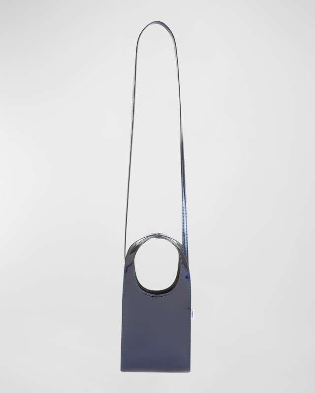 Swipe Micro Patent Crossbody Bag